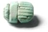 Picture of BEAUTIFULL AND LARGE ANCIENT FAIENCE BUTTON SCARAB , 300 B.C