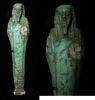 Picture of ANCIENT EGYPT. LARGE INSCRIBED FAIENCE USHABTI. 600 - 300 B.C