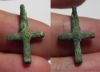 Picture of ANCIENT BYZANTINE BRONZE CROSS. 700 A.D