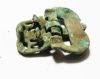 Picture of ANCIENT BYZANTINE BRONZE BELT BUCKLE GLASS INLAY MISSING. 700 A.D