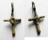 Picture of ANCIENT BYZANTINE BRONZE CROSS. 600 A.D - JORDAN.