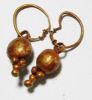 Picture of ANCIENT CANAANITE . PAIR OF GOLD EARRINGS. 1550 - 1200 B.C