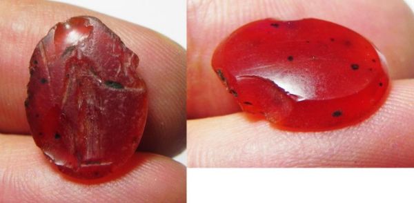 Picture of ANCIENT ROMAN CARNELIAN INTAGLIO. 200 - 400 A.D