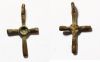 Picture of ANCIENT BYZANTINE. BRONZE CROSS PENDANT. 800 - 1000 A.D