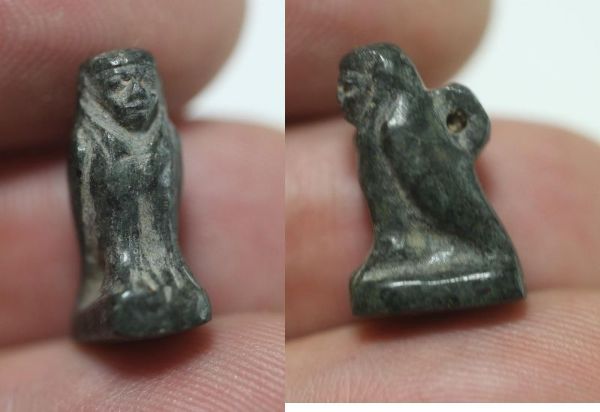 Picture of ANCIENT EGYPTIAN STONE BA BIRD AMULET. 1400 - 1200 B.C  NEW KINGDOM