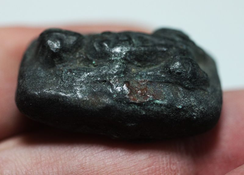 Acropolo. ANCIENT PHOENICIAN BRONZE WEIGHT. ASTARTE STANDING ON LION