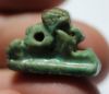 Picture of ANCIENT EGYPT, FAIENCE AMULET OF A CROUCHING LION. 600 - 300 B.C