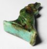 Picture of ANCIENT EGYPT, LARGE FAIENCE FALCON (HORUS) AMULET. 600-300 B.C