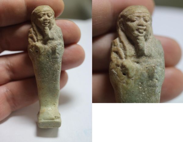 Picture of ANCIENT EGYPT. 600 - 300 B.C FAIENCE USHABTI.