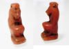 Picture of ANCIENT EGYPT, CARNELIAN AMULET OF BASTET.  NEW KINGDOM 1400 - 1200 B.C