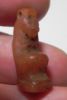 Picture of ANCIENT EGYPT, CARNELIAN AMULET OF BASTET.  NEW KINGDOM 1400 - 1200 B.C