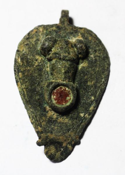 Picture of Roman Near East. Bronze Pendant with a Phallus . 300 - 400 A.D