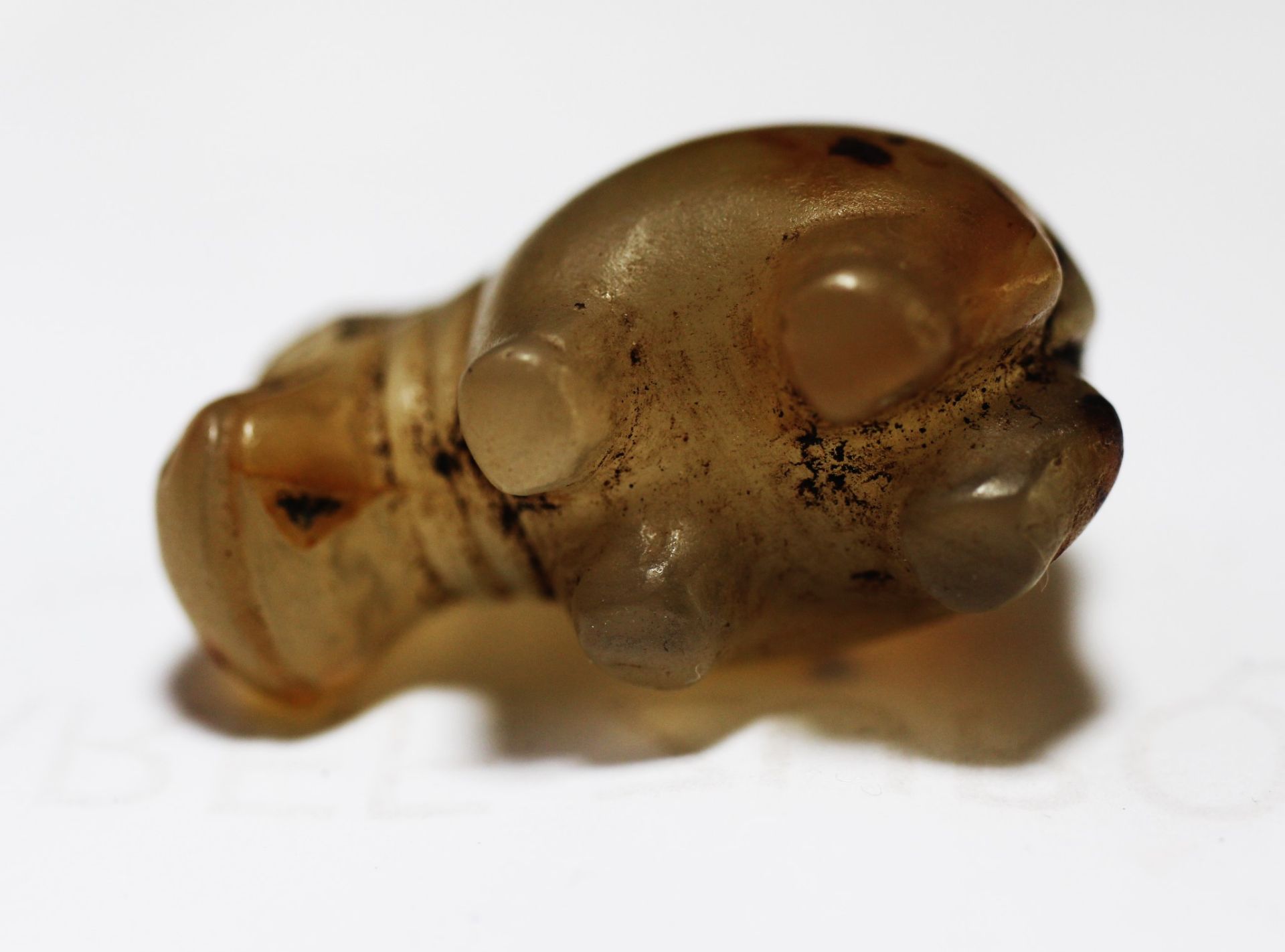 Acropolo. ANCIENT EGYPT. RARE CARNELIAN HIPPOPOTAMUS AMULET. 13TH CENTURY B.C