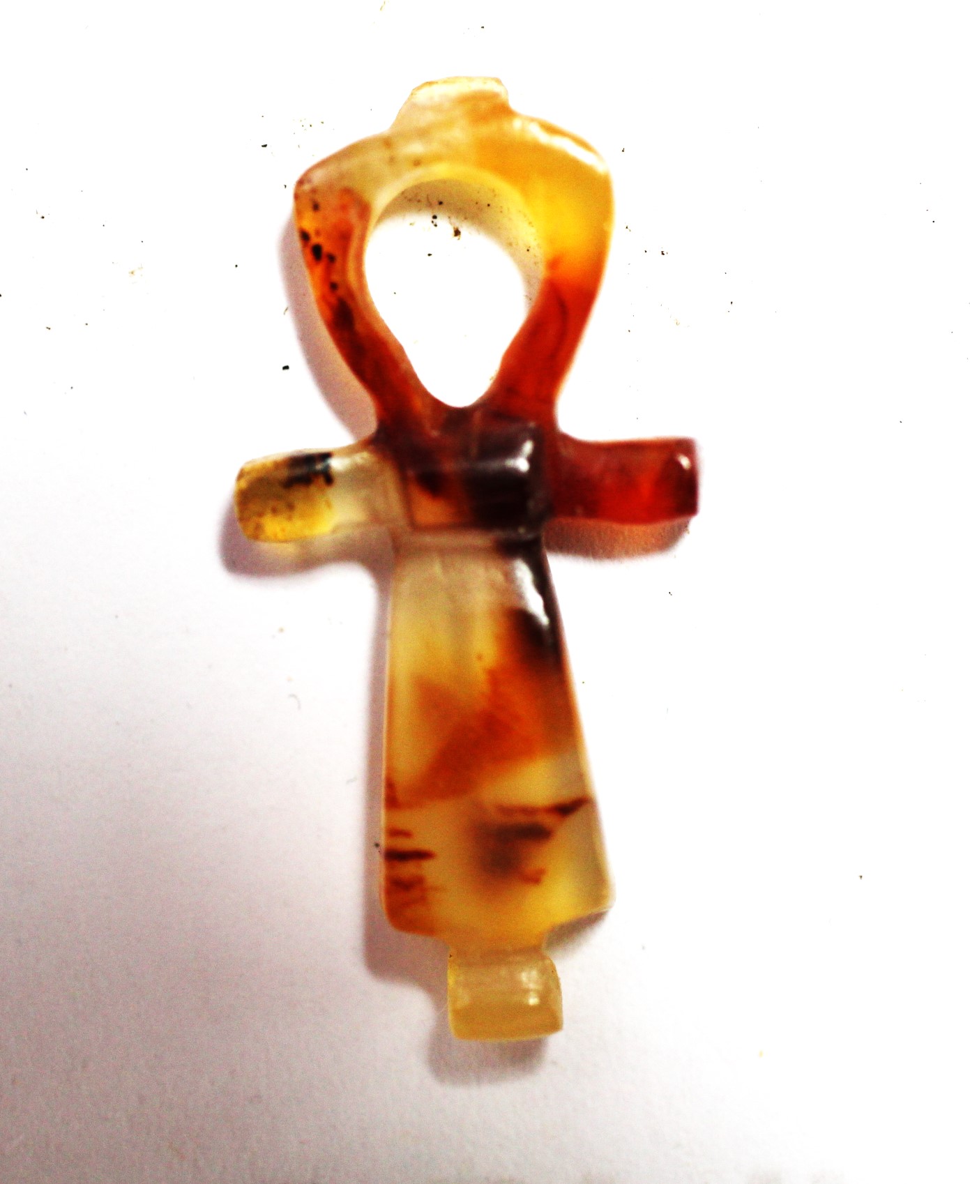 Acropolo. ANCIENT EGYPT. NEW KINGDOM CARNELIAN ANKH AMULET. 1300 B.C