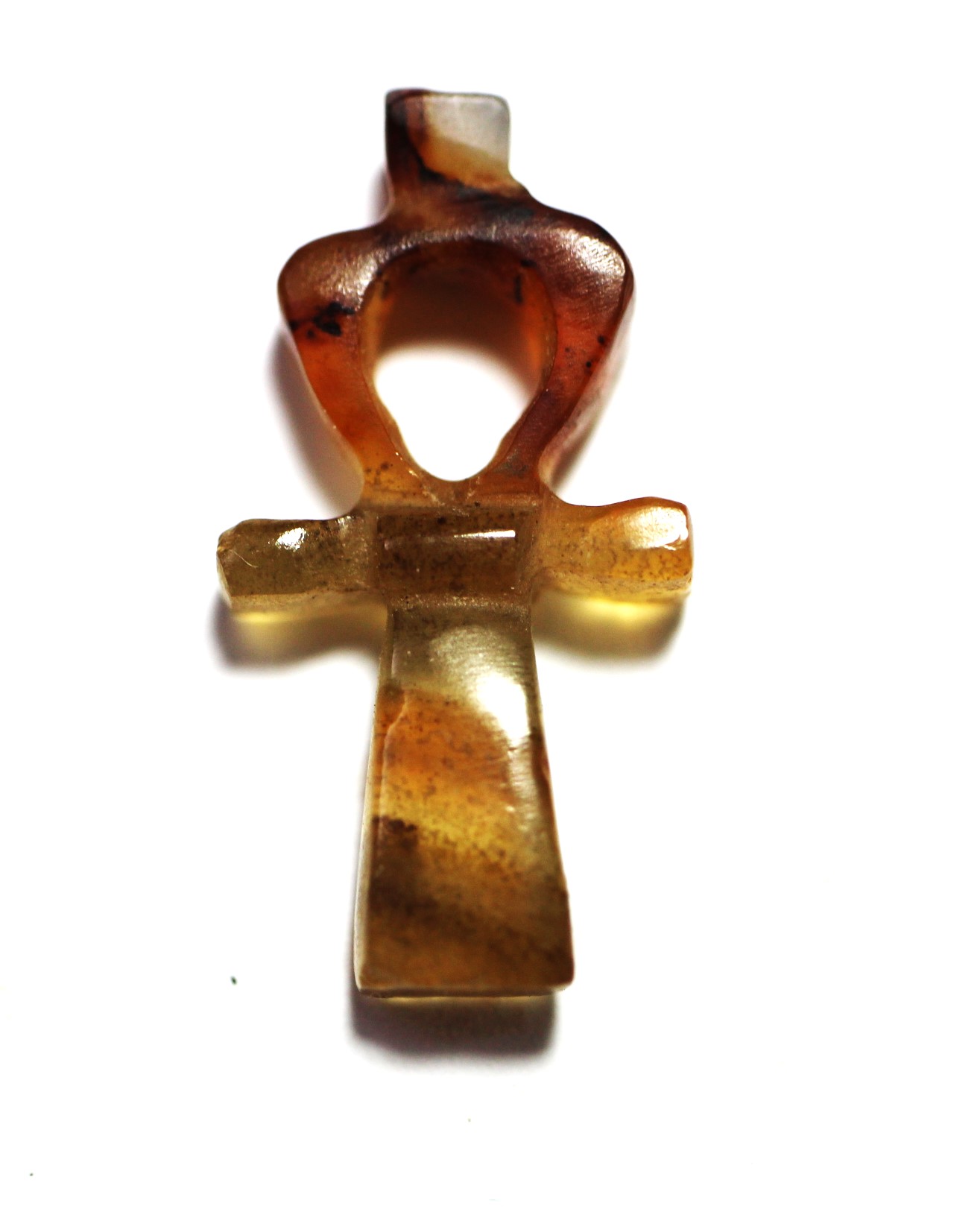 Acropolo. ANCIENT EGYPT. NEW KINGDOM CARNELIAN ANKH AMULET. 1300 B.C