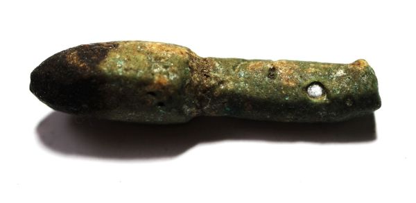 Picture of ANCIENT EGYPT.   FAIENCE PHALLUS? AMULET. 600 - 300 B.C