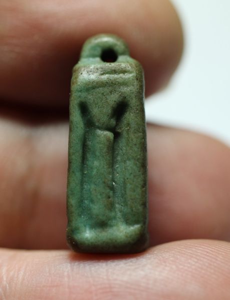 Picture of ANCIENT EGYPT, NEW KINGDOM FAIENCE AMULET. 14TH CENTURY BC .