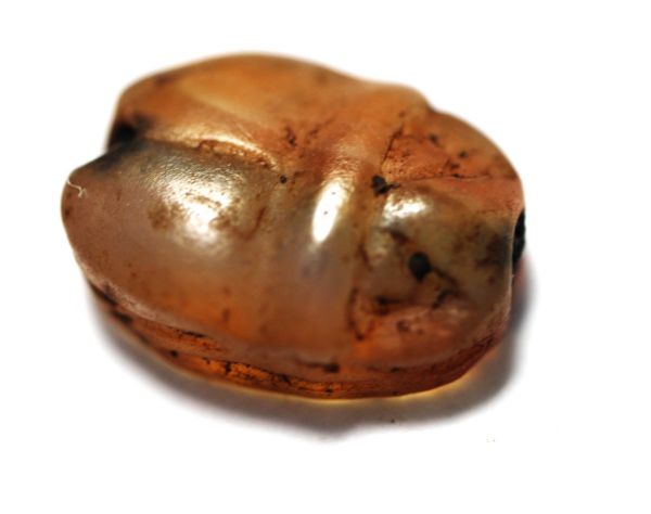 Picture of ANCIENT EGYPT. NEW KINGDOM STONE SCARAB. 1400 - 1200 B.C