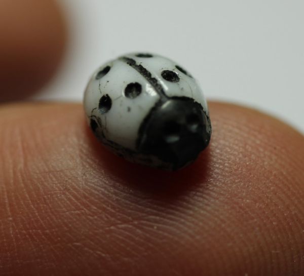 Picture of EGYPT. 200 years old? Venetian? Glass Ladybug inlay