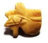 Picture of ANCIENT EGYPT.  STONE EYE OF HORUS AMULET. 1400 B.C
