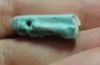 Picture of ANCIENT EGYPT.  UPPER HALF OF A  FAIENCE AMULET.  600 B.C