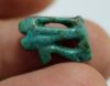 Picture of ANCIENT EGYPT.  FAIENCE EYE OF HORUS AMULET. 600 - 300 B.C