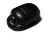 Picture of ANCIENT EGYPT.  NEW KINGDOM GLASS SCARAB. 1200 B.C