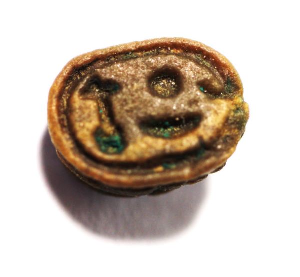 Picture of ANCIENT EGYPT. FAIENCE SCARAB. NEW KINGDOM . 1400 B.C 