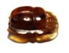 Picture of ANCIENT EGYPT. LARGE STONE BUTTON SCARAB. NEW KINGDOM. 1400 B.C
