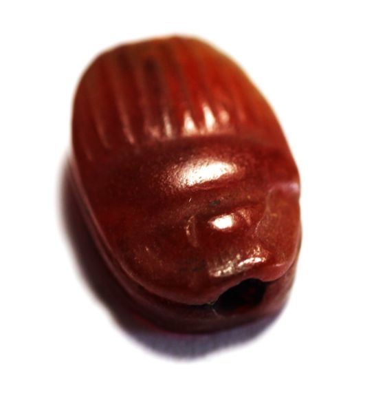 Picture of ANCIENT EGYPT. NEW KINGDOM. CARNELIAN SCARAB. 1250 B.C