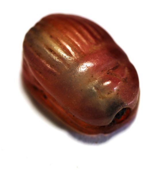 Picture of ANCIENT EGYPT. NEW KINGDOM. CARNELIAN SCARAB. 1250 B.C