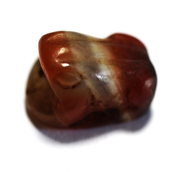 Picture of ANCIENT EGYPT. NEW KINGDOM. STONE FROG SHAPED SCARABOID. 1250 B.C