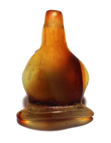 Picture of ANCIENT EGYPT.  STONE POPPY SEED AMULET. 1400 B.C
