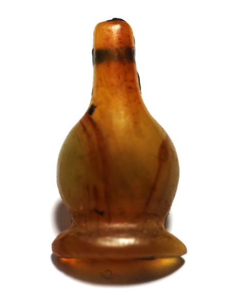 Picture of ANCIENT EGYPT.  STONE POPPY SEED AMULET. 1400 B.C