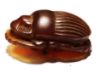 Picture of ANCIENT EGYPT. LARGE NEW KINGDOM STONE BUTTON SCARAB. 1250 B.C