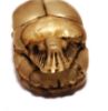 Picture of ANCIENT EGYPT. LARGE  ROCK CRYSTAL STONE HEART SCARAB. 600 - 300 B.C