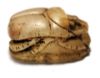 Picture of ANCIENT EGYPT. LARGE  ROCK CRYSTAL STONE HEART SCARAB. 600 - 300 B.C