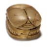Picture of ANCIENT EGYPT. LARGE  ROCK CRYSTAL STONE HEART SCARAB. 600 - 300 B.C