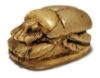 Picture of ANCIENT EGYPT. LARGE  ROCK CRYSTAL STONE HEART SCARAB. 600 - 300 B.C