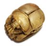 Picture of ANCIENT EGYPT. LARGE  ROCK CRYSTAL STONE HEART SCARAB. 600 - 300 B.C