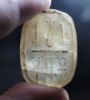 Picture of ANCIENT EGYPT. LARGE  ROCK CRYSTAL STONE HEART SCARAB. 600 - 300 B.C