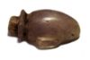 Picture of ANCIENT EGYPT. RARE AMETHYST STONE HEART  AMULET. 1250 B.C