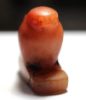 Picture of ANCIENT EGYPT. NEW KINGDOM LARGE CARNELIAN STONE HORUS (FALCON) PENDANT. 1400 - 1250 B.C