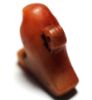 Picture of ANCIENT EGYPT. NEW KINGDOM LARGE CARNELIAN STONE HORUS (FALCON) PENDANT. 1400 - 1250 B.C