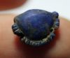 Picture of ANCIENT EGYPT. LAPIS LAZULI SEA SHELL AMULET. 1250 B.C