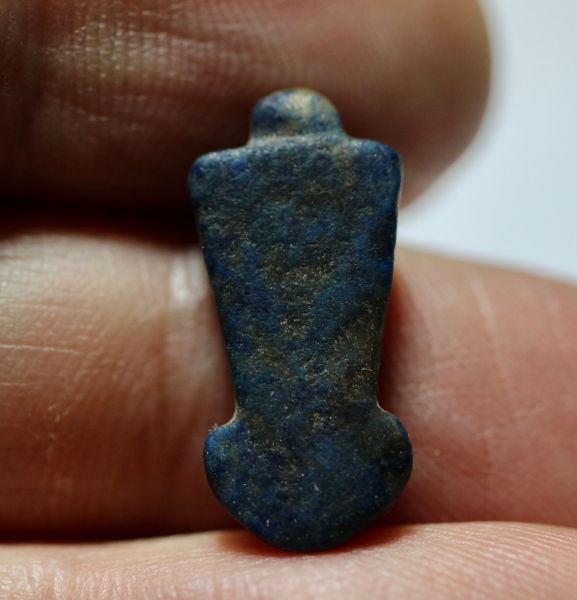 Picture of ANCIENT EGYPT. NEW KINGDOM LAPIS LAZULI MENAT AMULET. 1250 B.C
