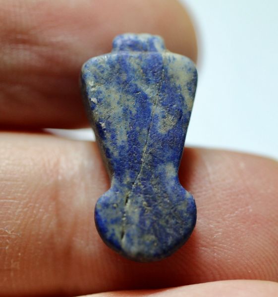 Picture of ANCIENT EGYPT. NEW KINGDOM LAPIS LAZULI MENAT AMULET. 1250 B.C