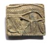 Picture of ANCIENT EGYPT. LARGE STONE PLAQUE. EYE OF HORUS. BES CROWN.  600 - 300 B.C