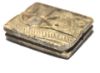 Picture of ANCIENT EGYPT. LARGE STONE PLAQUE. EYE OF HORUS. BES CROWN.  600 - 300 B.C
