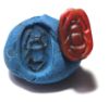 Picture of ANCIENT EGYPT. NEW KINGDOM STONE SCARAB.  1300 B.C